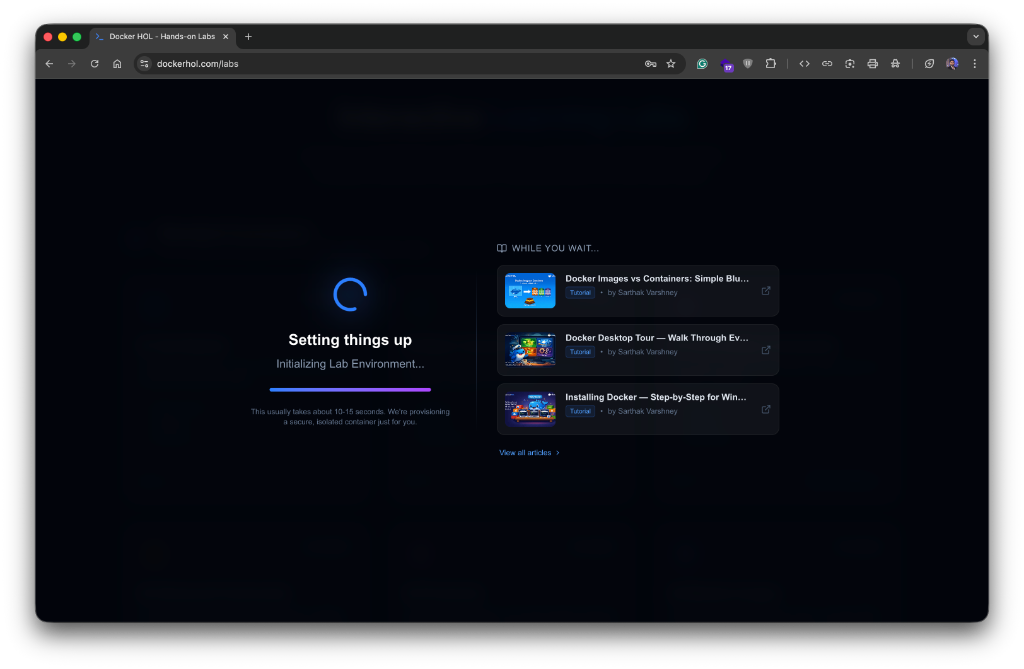 Cloud Lab Launching Animation